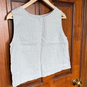 Linenfox Ice Gray Tank Top